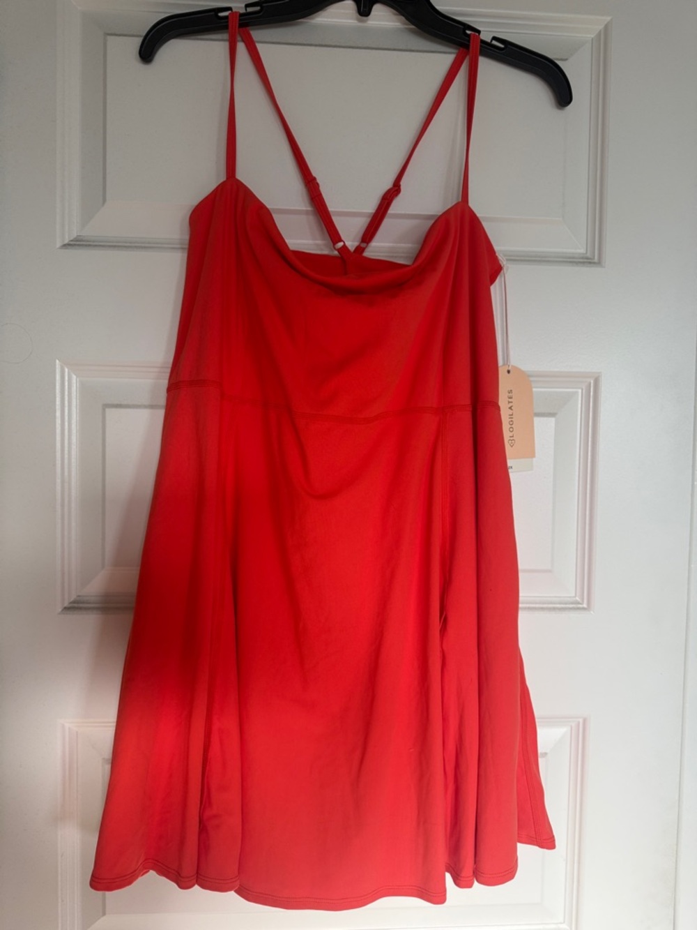 Red tennis dress